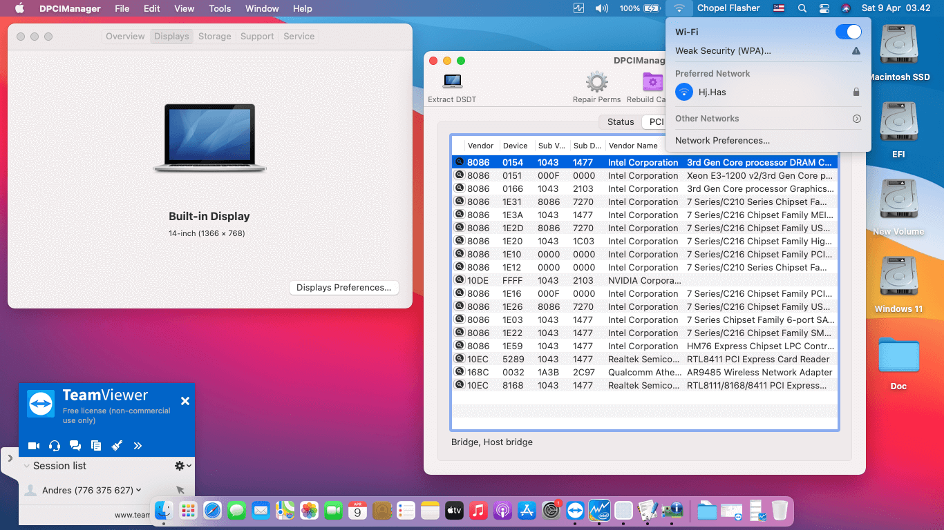 ASUS N46VZ V3095D [IvyBridge   Intel HD 4000 + PS2]   OpenCore 2